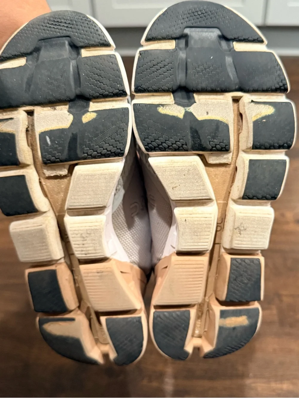 On Running Women's Sneakers in Light Gray and Tan